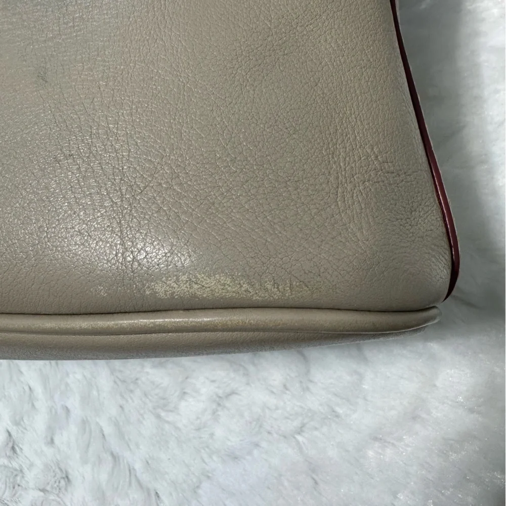 Dooney and Bourke Florentine Large Dottie Crossbody Taupe READ - Picture 14 of 16